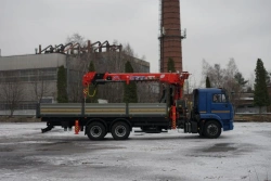Hydraulic Crane Truck KMA on KAMAZ 65117 64K03N-U2