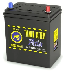 Lead Acid Starter Battery TYUMEN BATTERY 6ST-38L ASIA