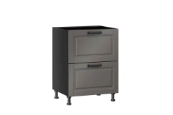 Kitchen Cabinet Type 4 LD.270130.000 with 2 Drawers (Black)