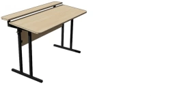Single Student Desk with Adjustable Desktop SУN 1-3