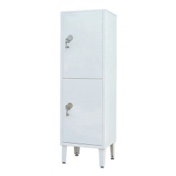 Medical Cabinet SHS-02 - Steel, Single Door, Two Sections