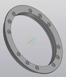 Pressure Disc VGKП 74.15.20.102 for Tram Wheel Assembly