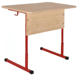 Adjustable Single Student Desk SUO-1R for Grades 3-5