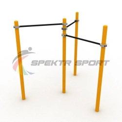 Workout Station with Three Pull-Up Bars SP WRK-22_76mm