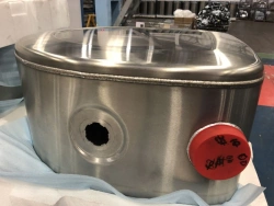 Rectangular Fuel Tank 710 mm, 150 liters