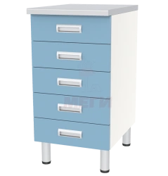 Laboratory Table SL-02-MSK (SL-02-203) with 5 Drawers