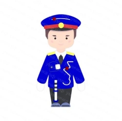 Educational Busy Board "Police" BZL-03