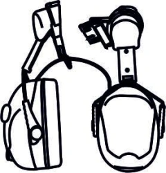 Noise-Canceling Headphones with Helmet Mount COMZ-8 DRIVER ACTIVE, Art. 60808