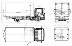 Diesel Truck Model 47951N-2 for Special Equipment Transport