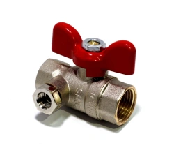 Nickel-Plated Ball Valve with Thermostat Dist, "Spec" Series DN15 1/2" WN-WN, H521B
