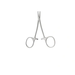 Eye Hemostatic Clamp, Straight with Tooth, 84mm - TZ-01-294-8.4