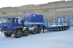 Politrans Semi-Trailer 94165-040 with Plant Axle 1201-2410002 and 385/65R22.5 Tires