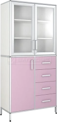 3-Door Cabinet with 4 Drawers, Model ШМ-8КН