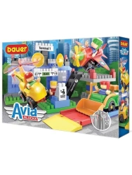 Educational Toy Building Set "Aviation Blocks" Airport - 138 Pieces, Art. 749