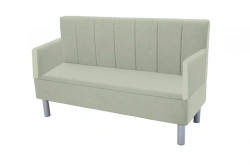 Soft Upholstered Sofa D25/1 with Metal Frame