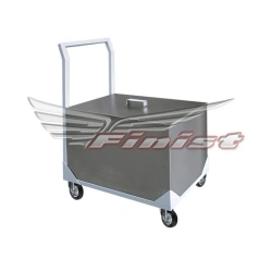Mobile Flour Transport Table TS-P on Wheels