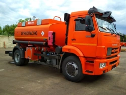 Fuel Tanker Truck ATZ-8.5 TK142010 (Mod 4693A2) on KAMAZ Chassis