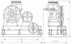 Electric Hoist Winch for Lifts 13VTR-M ZAA9676B10