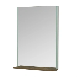 Aquaton Terra 61 Country Oak Mirror with Integrated Lighting 1A247302TEDY01.A247.3.02T.EDY.0