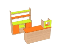 Children's Play Corner "Store with Cash Register" IU-MK