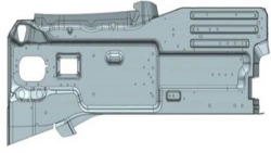 Left Floor Panel for Vehicles A9606163452