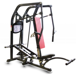 Horizontal Chest Press Machine with Free Weights