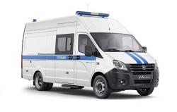 Special Vehicle IAC-1767MJ Based on GAZ 3302 for Police Use