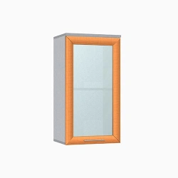 Wall-Mounted Cabinet with Glass Door in Framed Profile SPR-2