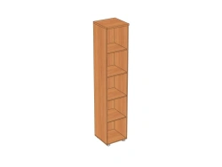 Open Document Cabinet, Tall and Narrow 400x405x2025 mm ApSB-4
