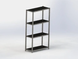 Floor Metal Rack for Storage Solutions