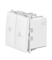 Caduceus Aling Experience Hidden Switch for Roller Shutters 2-Button 16A 250V Model 72114.0