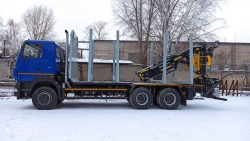 Timber Transport Truck with Crane 5908LH