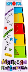Soft Learning Pyramid Stacking Cups with Stickers "Didactica" KHNOPA 1/8