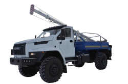 Boring and Crane Machine BKM-515 on Ural-4320-6956-72 Chassis