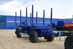 Timber Transport Trailer UZST 9275 with Metal Platform