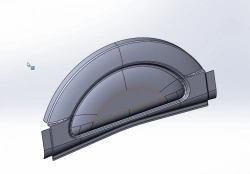 Rear Arch Fairing made of Polyester Fiberglass - 5299-401-5102054