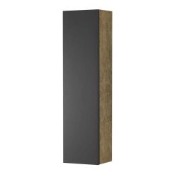 Aquaton Terra 24 Bathroom Cabinet in Country Oak and Anthracite