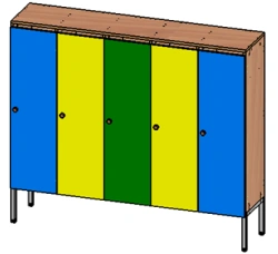 Standard Wardrobe with Metal Frame