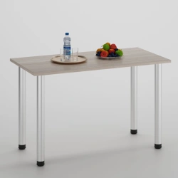 Dining Table with 22mm MDF Top and Adjustable Metal Legs