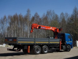 Multi-functional Truck with Hydraulic Crane KMA on KAMAZ 65117 64K01G-L150