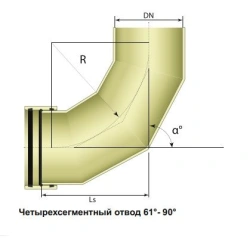Glass-Fiber Reinforced Plastic Elbow DN300-DN3000 PN1-PN32