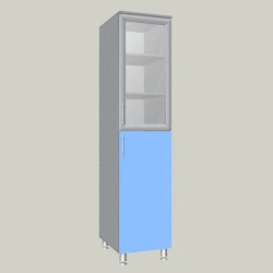 General Purpose Cabinet with Glass Door Model MSHRU-6