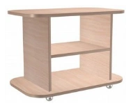 East Table with Open Shelves, Model U.02.09