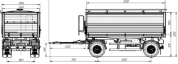 Special Dump Trailer 85310A - 15 Ton Capacity