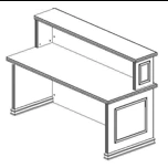 Classic Series Direct Output Desk 1500x770x1150 mm