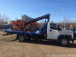 Vehicle Recovery Tow Truck 47122G Based on GAZ C41R33 Chassis