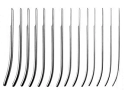 Hegar Cervical Canal Dilation Set of 14 Expanders (4.0mm to 17.0mm)