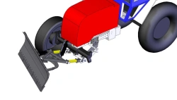 Municipal Snow Plow Attachment Model MP-1500 for Heavy Equipment