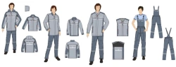 Women's Special Workwear Sets for "Transneft" System (Jacket, Shirt-Jacket, Vest, Overalls)