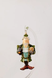 Handcrafted Glass Christmas Ornament "Doctor Livesey